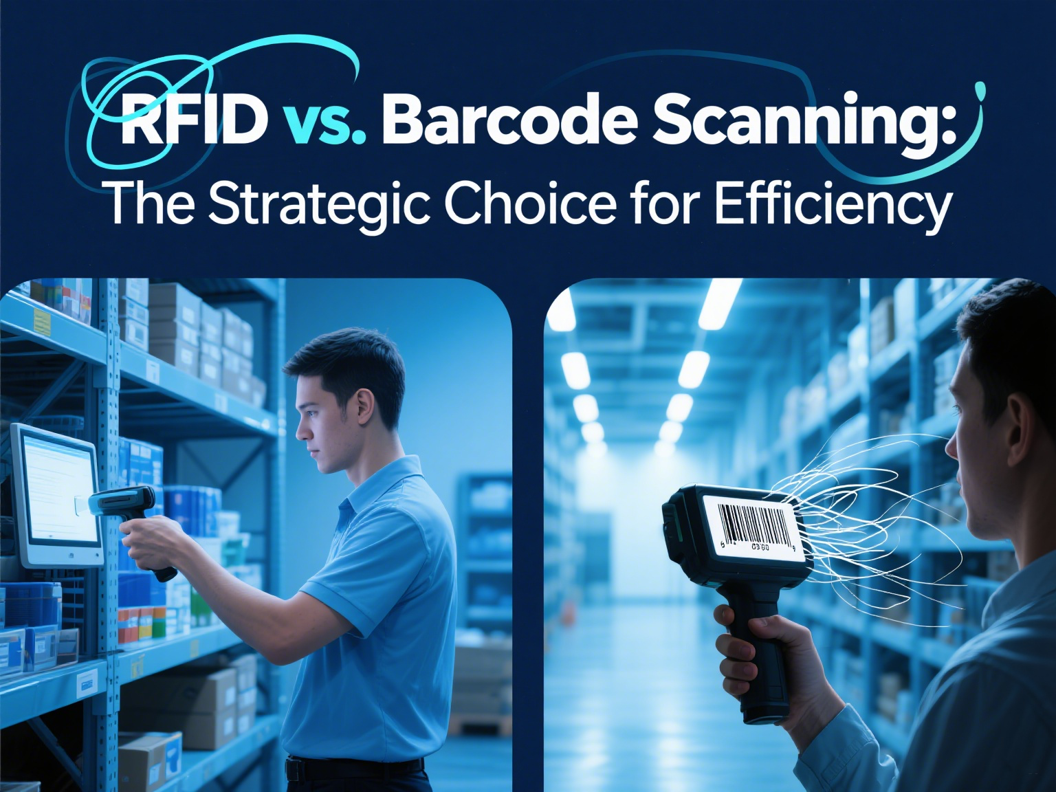 RFID vs. Barcode Scanning: The Strategic Choice for Efficiency & When Wearable Scanners Dominate