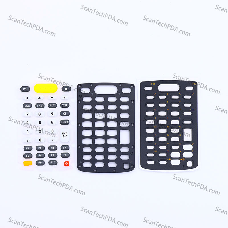 A Set of 38-key keypad with Cover and Keypad Overlay for Motorola Symbol Zebra MC3300