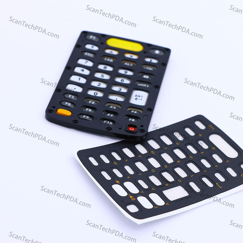 A Set of 38-key keypad with Cover and Keypad Overlay for Motorola Symbol Zebra MC3300