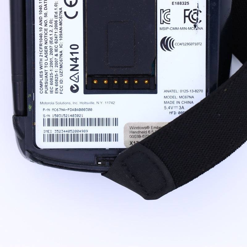Zebra/Motorola/Symbol MC67NA Mobile Computer SE4500 P/N MC67NA-PDABAB00300