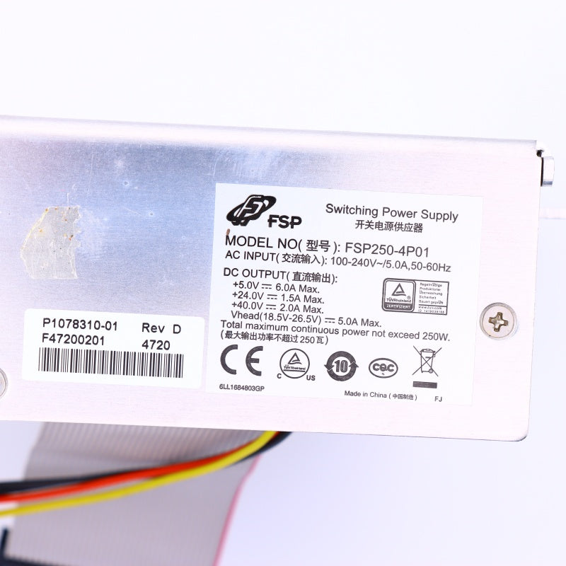 Zebra ZT510 Industrial Barcode Printer Power Supply P1078310-01