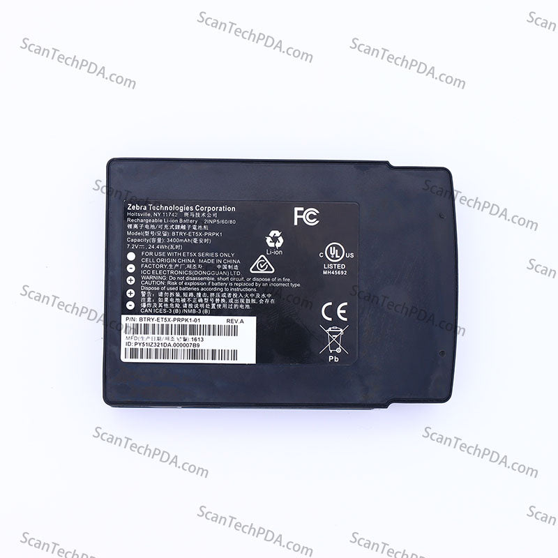 Spare Battery for Zebra ET5X BTRY-ET5X-PRPK1-01 3400mAh