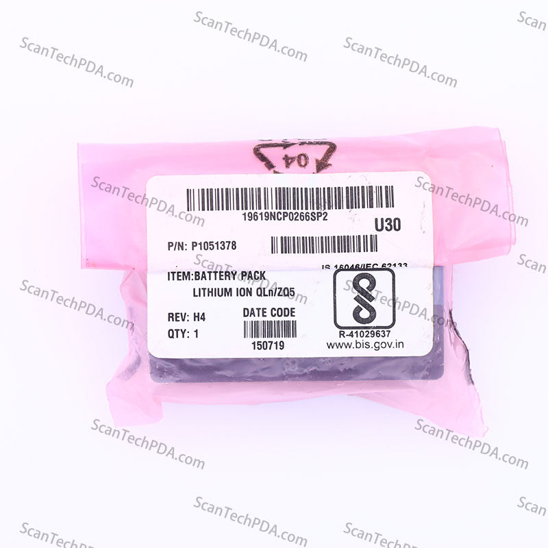2450mAh ZEBRA QLN320 Battery P/N P1051378
