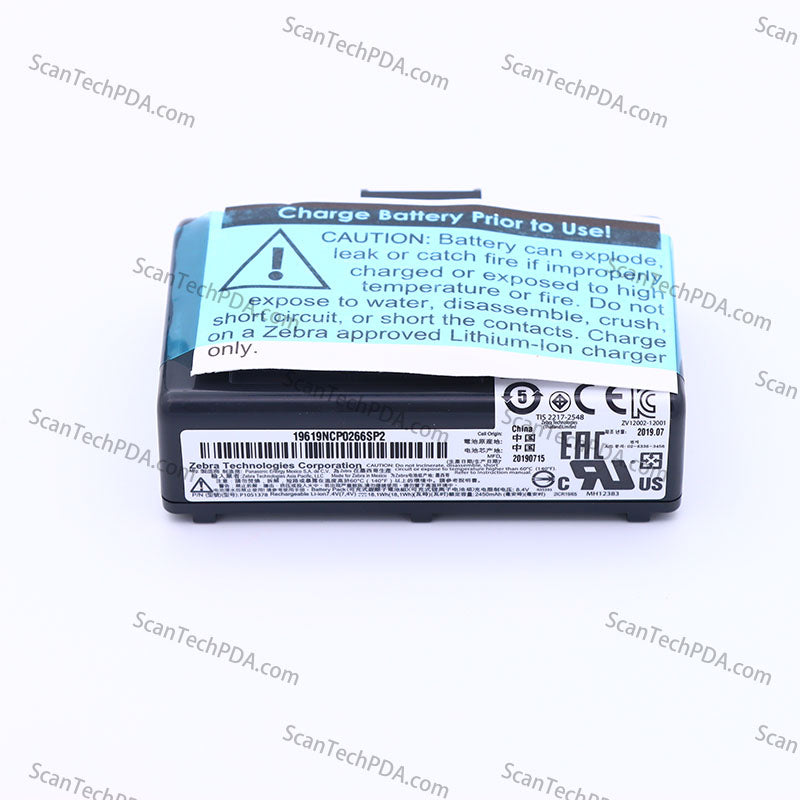 2450mAh ZEBRA QLN320 Battery P/N P1051378
