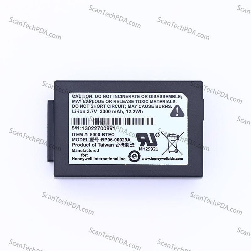Battery Replacement for Honeywell Dolphin 6100 BP06-00029A 3300mAh