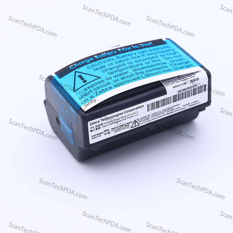 High-capacity Printer Battery Replacement for ZEBRA QLN320  P/N P1058672  4900mAh