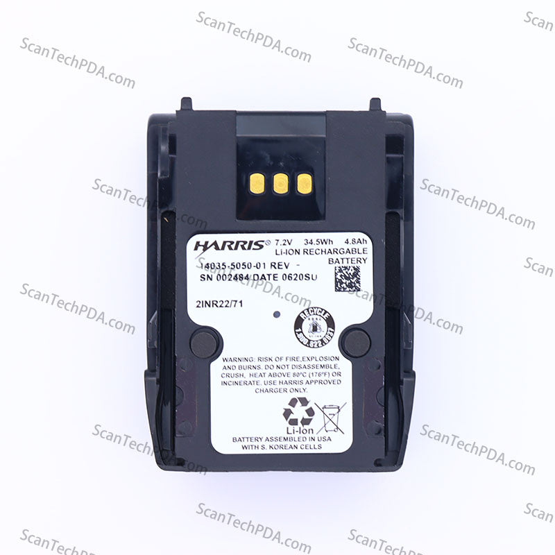 HARRIS XL-200P Radio Battery 7.2V / 4.8Ah / 34.5 Wh / Li-Ion