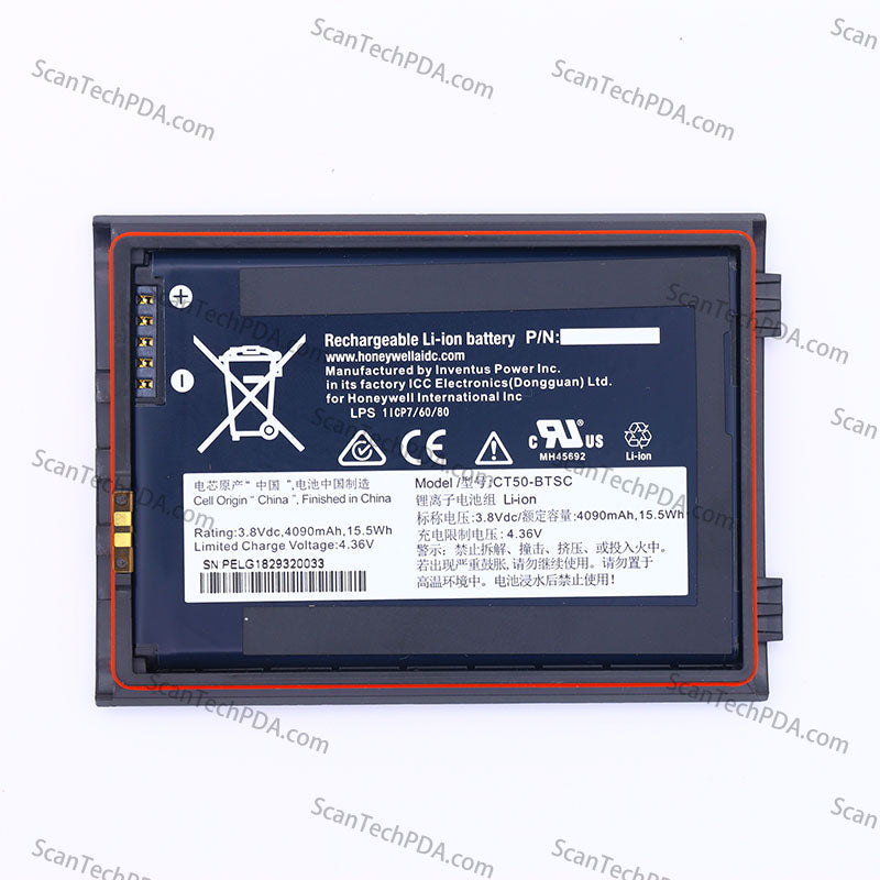 Honeywell Dolphin CT40 Battery 4090mAh