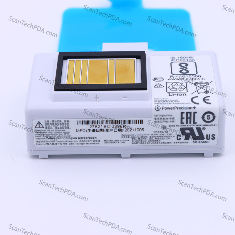 Battery Replacement for ZEBRA QLN320 Healthcare 3400mAh
